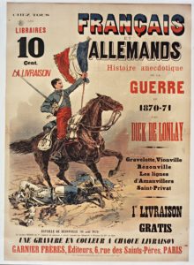 Fig. 1: affiche pour Français et Allemands de Dick de Lonlay, 1887 © BnF-Gallica 